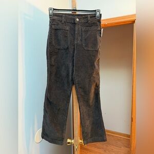 Free people black Corduroy Pants